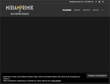 Tablet Screenshot of miriamprimik.com